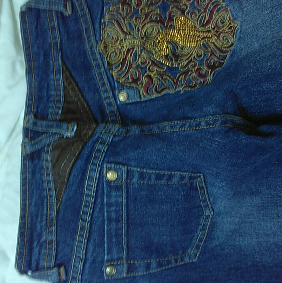 BABY PHAT GIRLS VINTAGE JEANS SIZE 8 - Picture 4 of 8